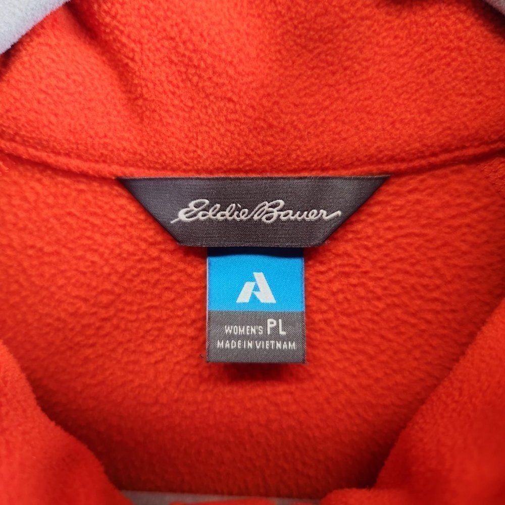 Eddie Bauer First Ascent Pullover Womens PL Red Fleece Hiking Climbing Gorpcore - Picture 12 of 14